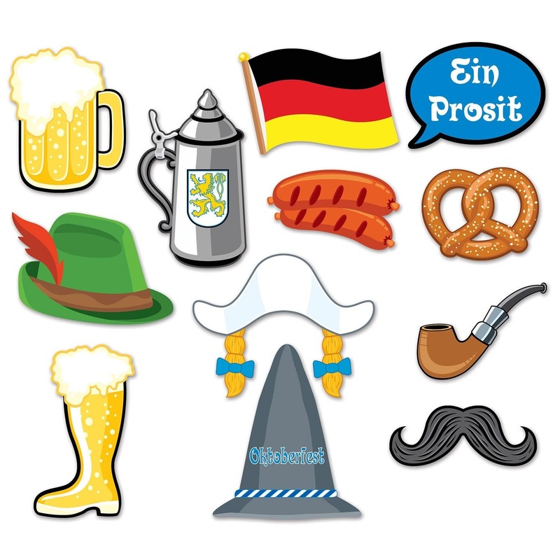 144 Pack Beistle Oktoberfest Photo Fun Signs