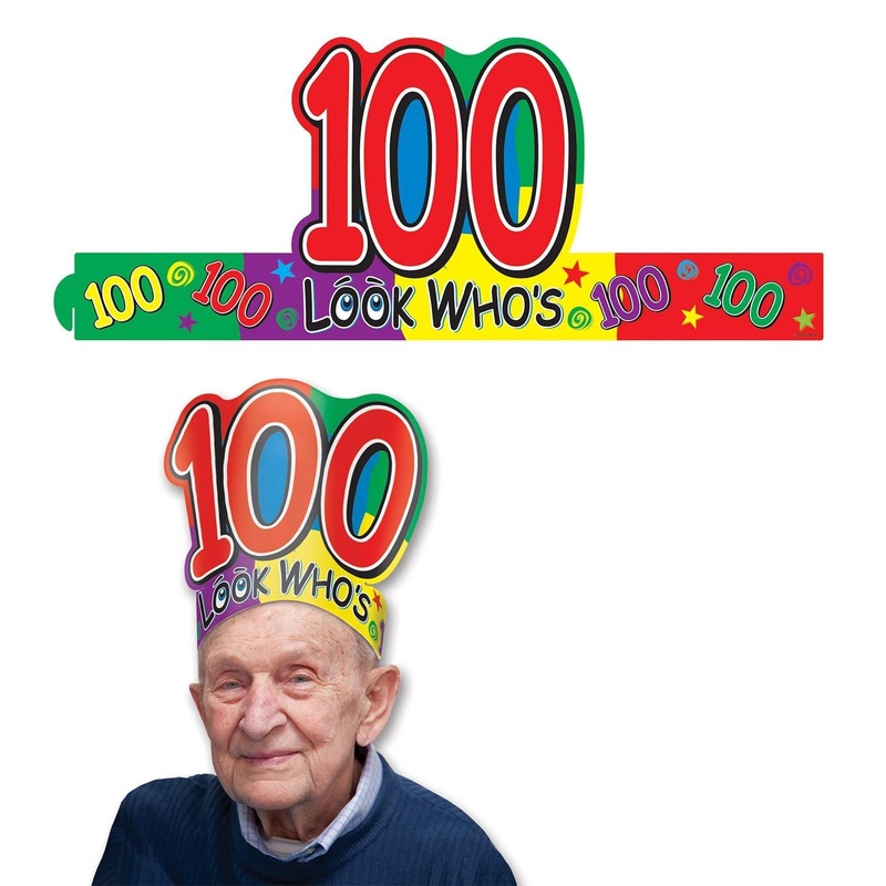 24 Pack Beistle Look Who's 100 Headband