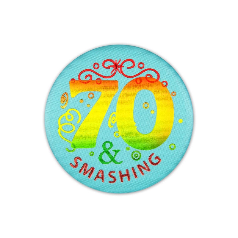 6 Pack Beistle 70/Smashing Satin Button