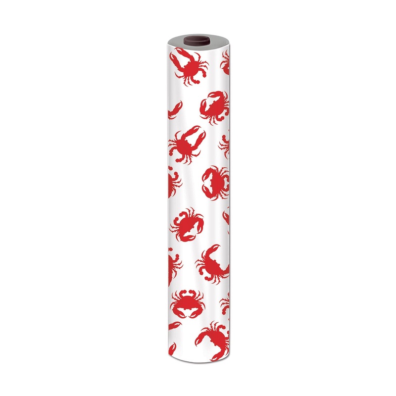 Beistle Crab Plastic Table Roll