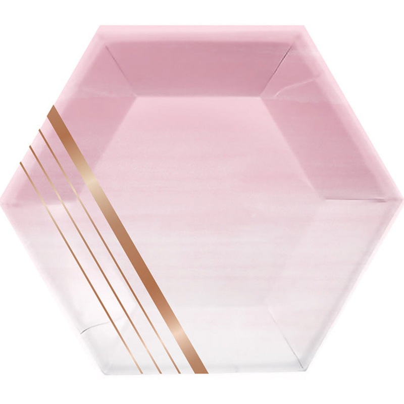 Rose' All Day Dessert Plates (8/Pkg)