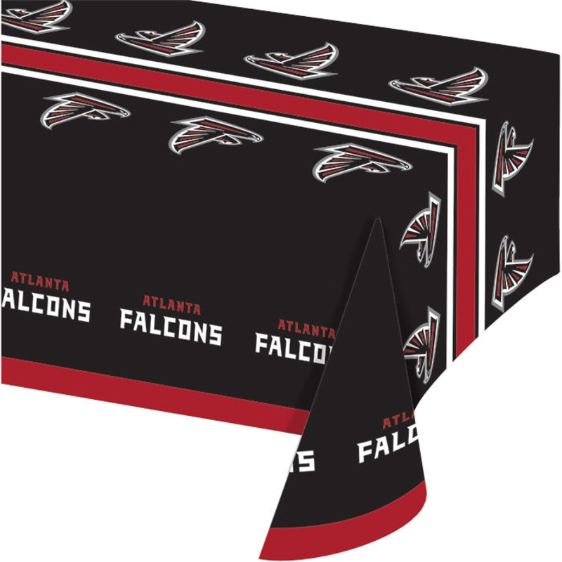 Atlanta Falcons Plastic Table Cover, 54" X 102"
