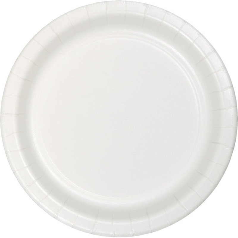 Bulk Pack of 24 White Dinner Plates