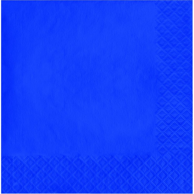 Bulk Pack of 60 Cobalt Blue Napkins