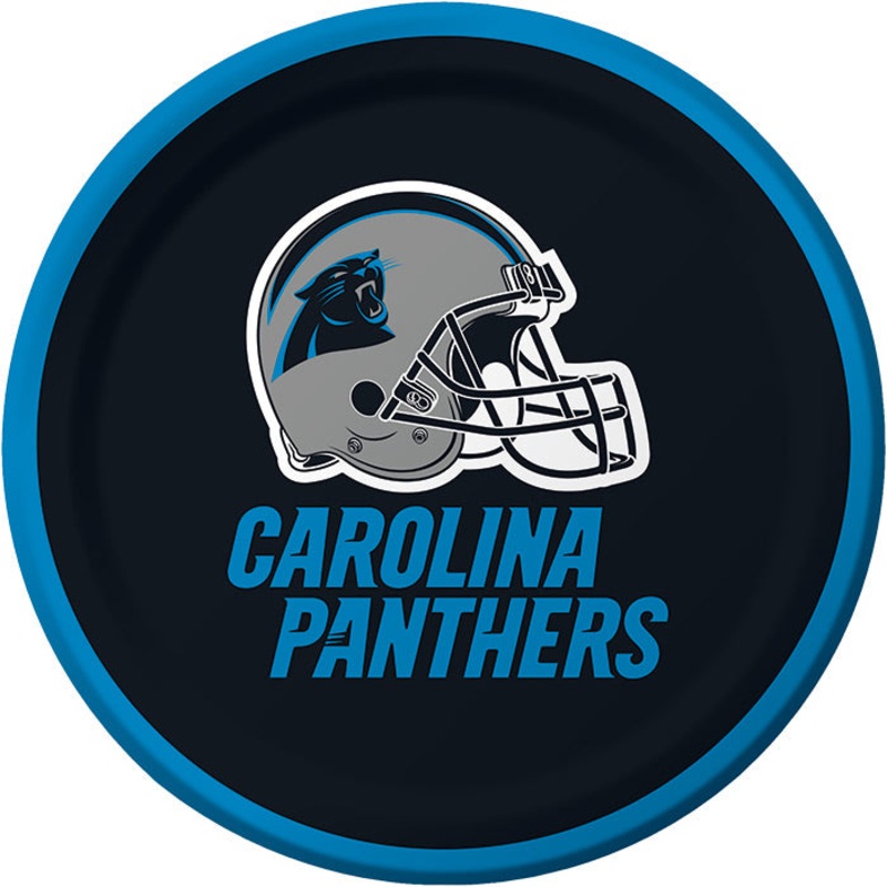 Carolina Panther Dessert Plates (8/Pkg)