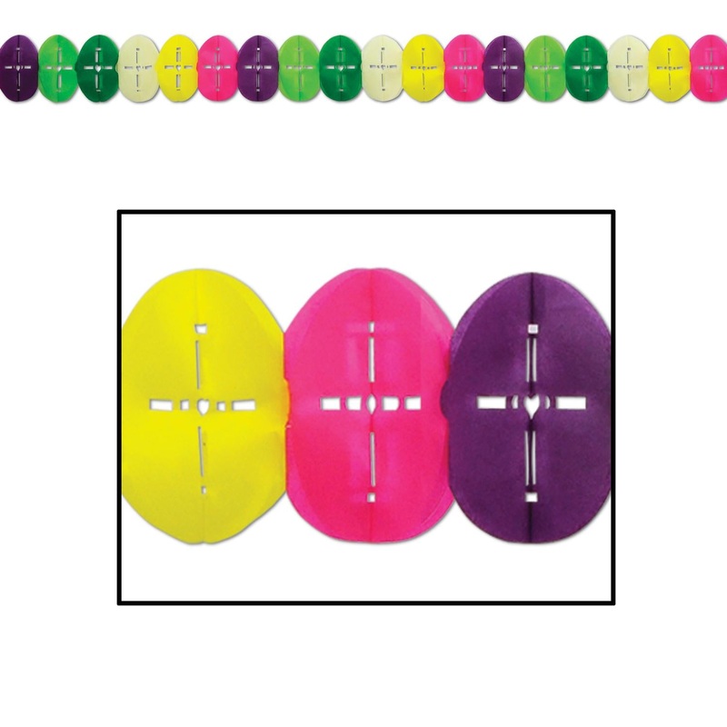 12 Pack Beistle Easter Egg Garland
