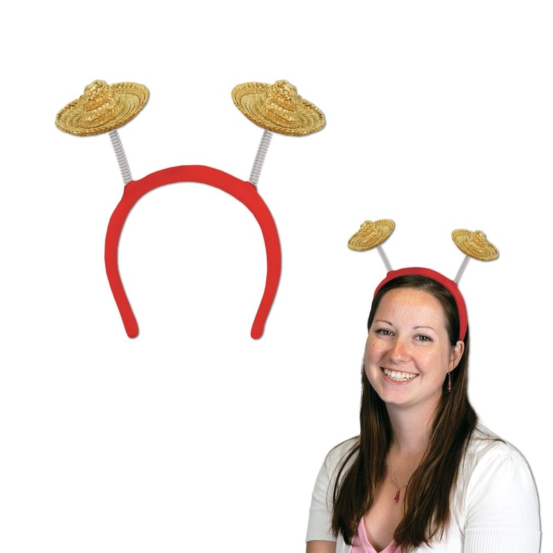12 Pack Beistle Fiesta Sombrero Boppers