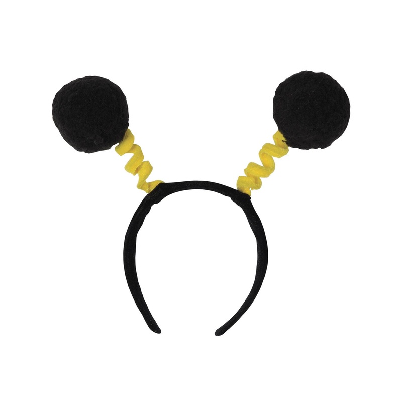 12 Pack Beistle Soft-Touch Pom-Pom Boppers - black/yellow