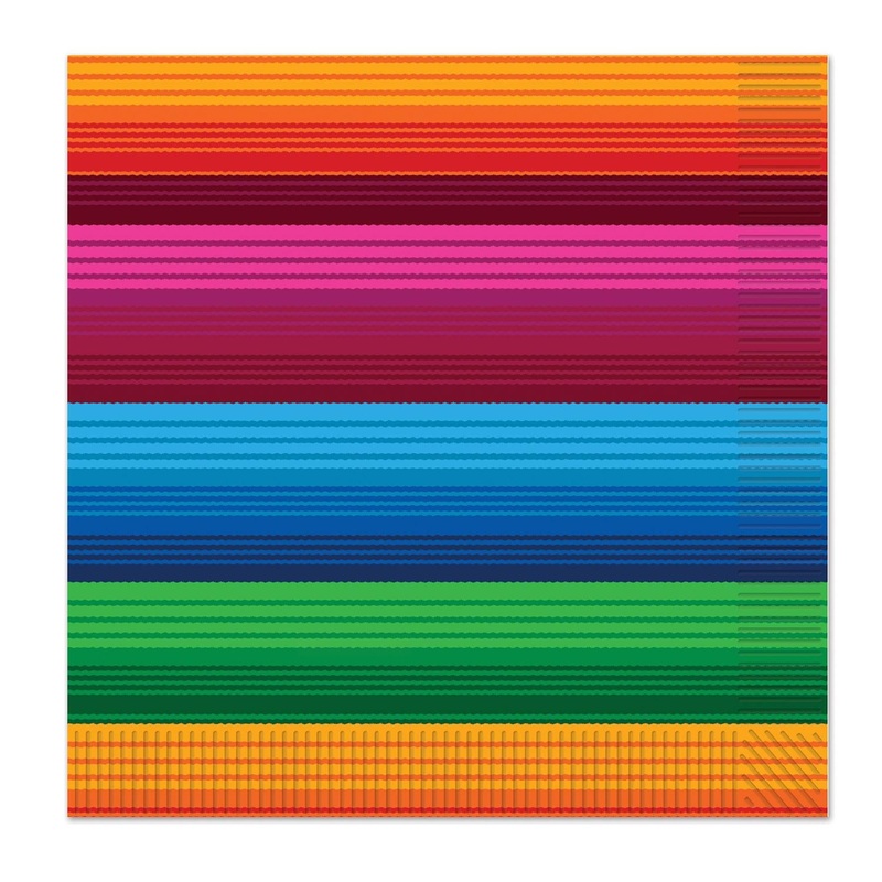 192 Pack Beistle Fiesta Luncheon Napkins