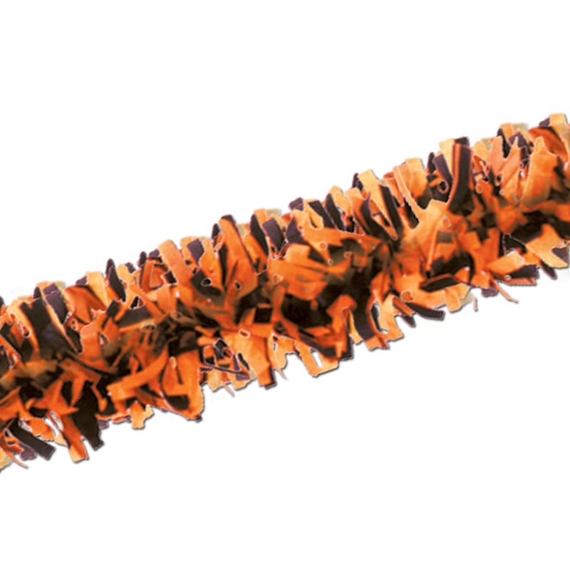 24 Pack Beistle Halloween Tissue Festooning - orange/black