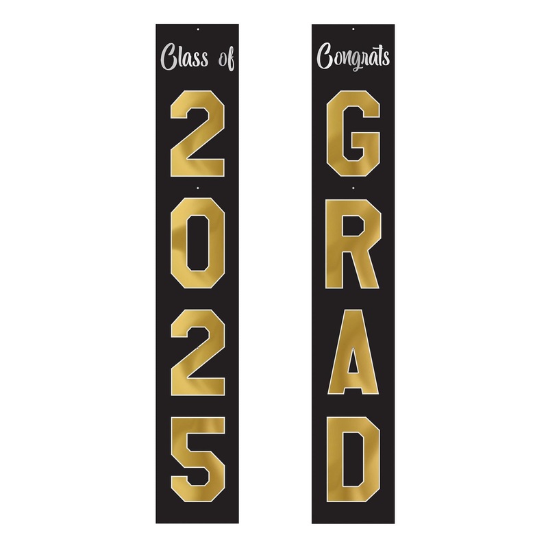 24 Pack Beistle Jointed Foil Graduation Pull-Down Cutouts