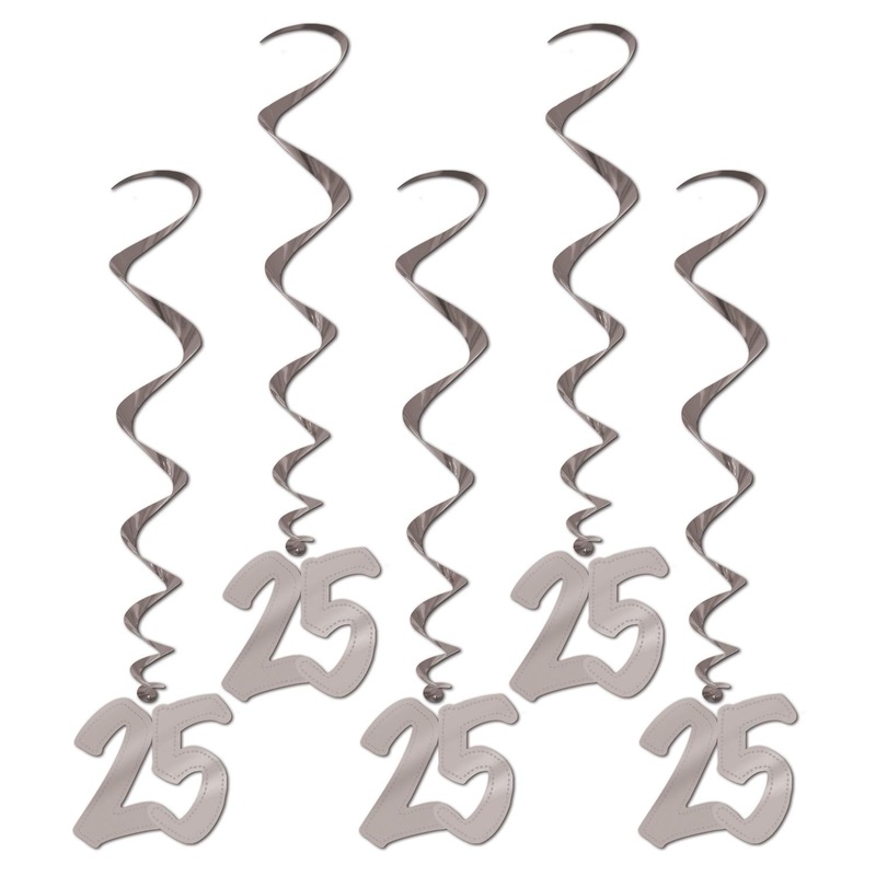 30 Piece Beistle 25th Anniversary Whirls