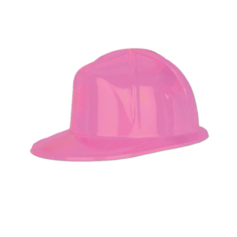48 Pack Beistle Pink Plastic Costume Construction Helmet