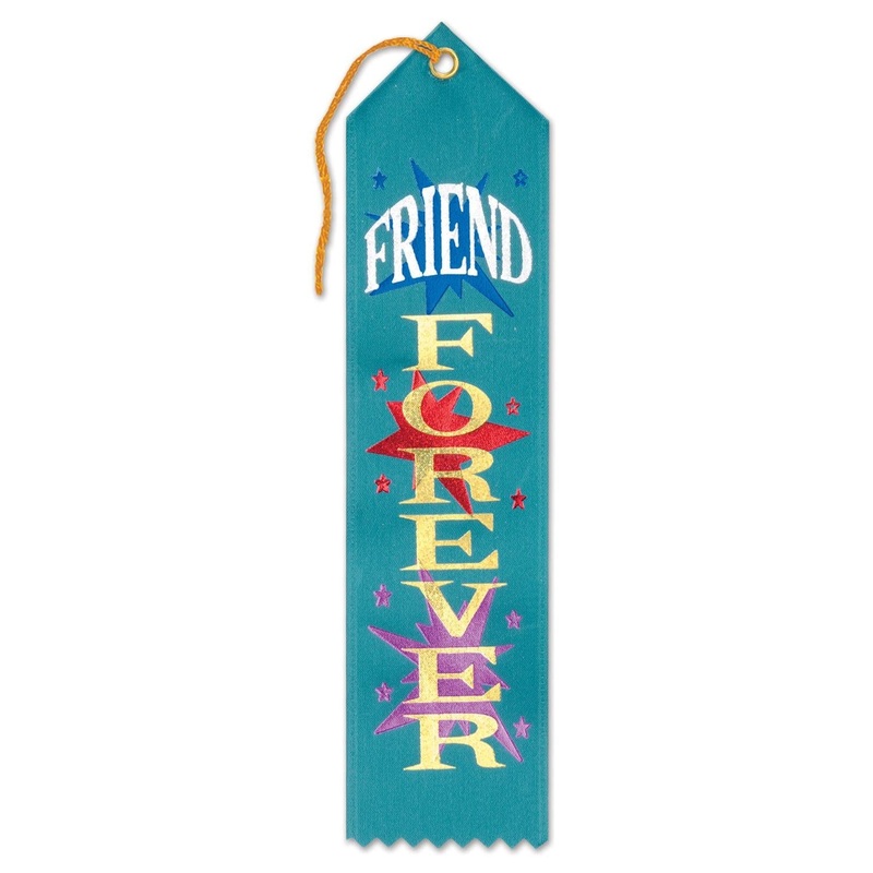 6 Pack Beistle Friend Forever Award Ribbon