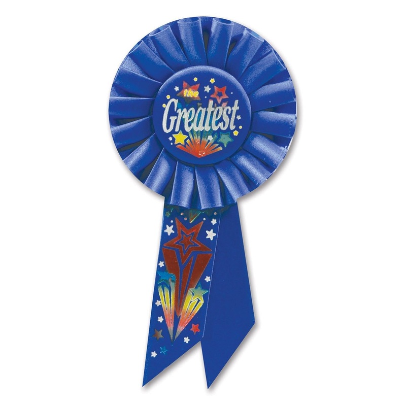 6 Pack Beistle The Greatest Rosette