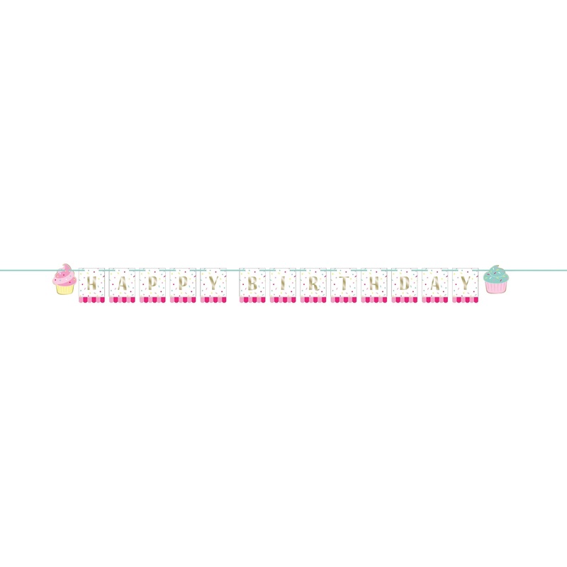 Bakery Sweets Foil Banner w/ Ribbon