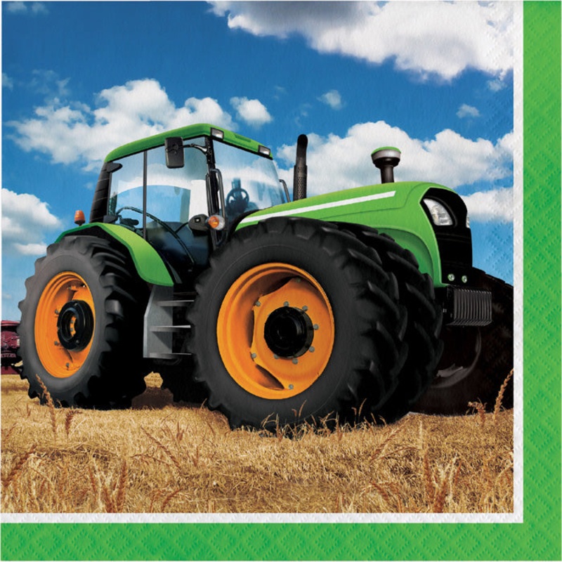 Tractor Time Napkins (16/Pkg)