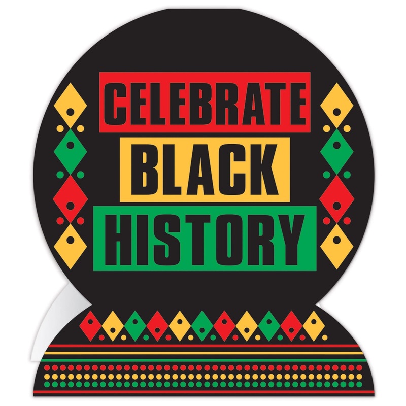 12 Pack Beistle 3-D Celebrate Black History Month Centerpiece