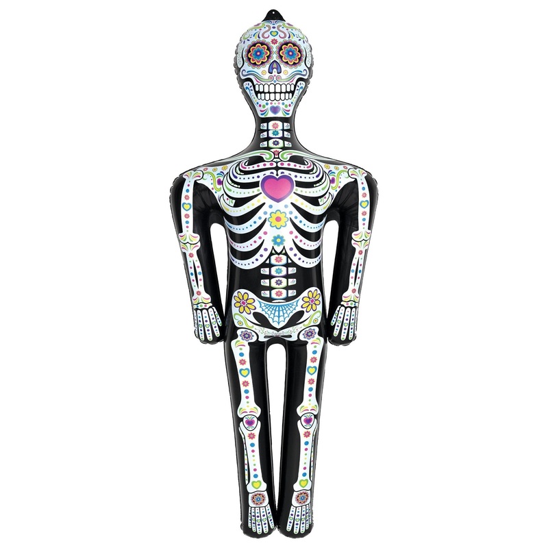 12 Pack Beistle Day Of The Dead Inflatable Skeleton