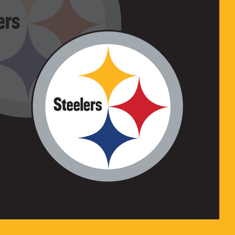 192 pc Bulk Pittsburgh Steelers Beverage Napkins