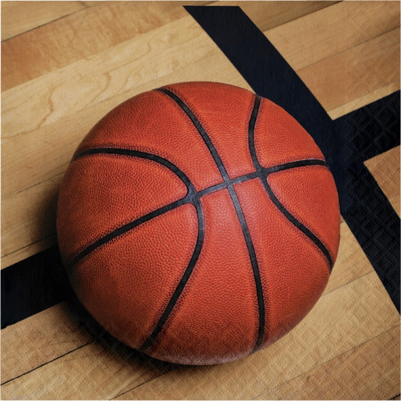 216 pc Bulk Basketball Luncheon Napkins