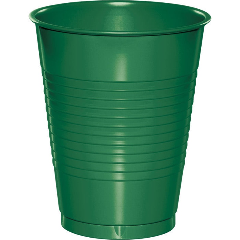 240 pc Bulk Emerald Green 16 oz Plastic Cups