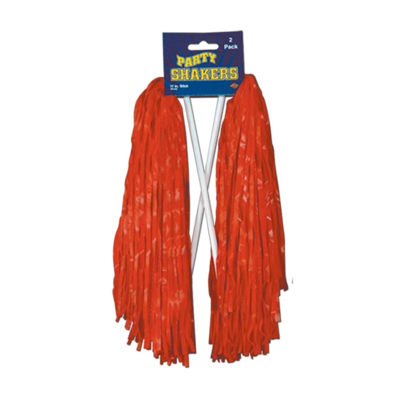 48 Pack Beistle Packaged Pom Poms red