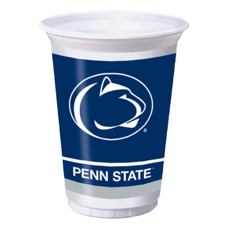 96 pc Bulk Penn State 20 oz Plastic Cups