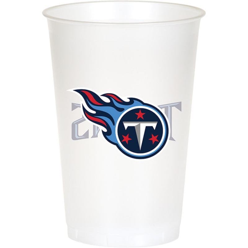 96 pc Bulk Tennessee Titans 20 oz Plastic Cups