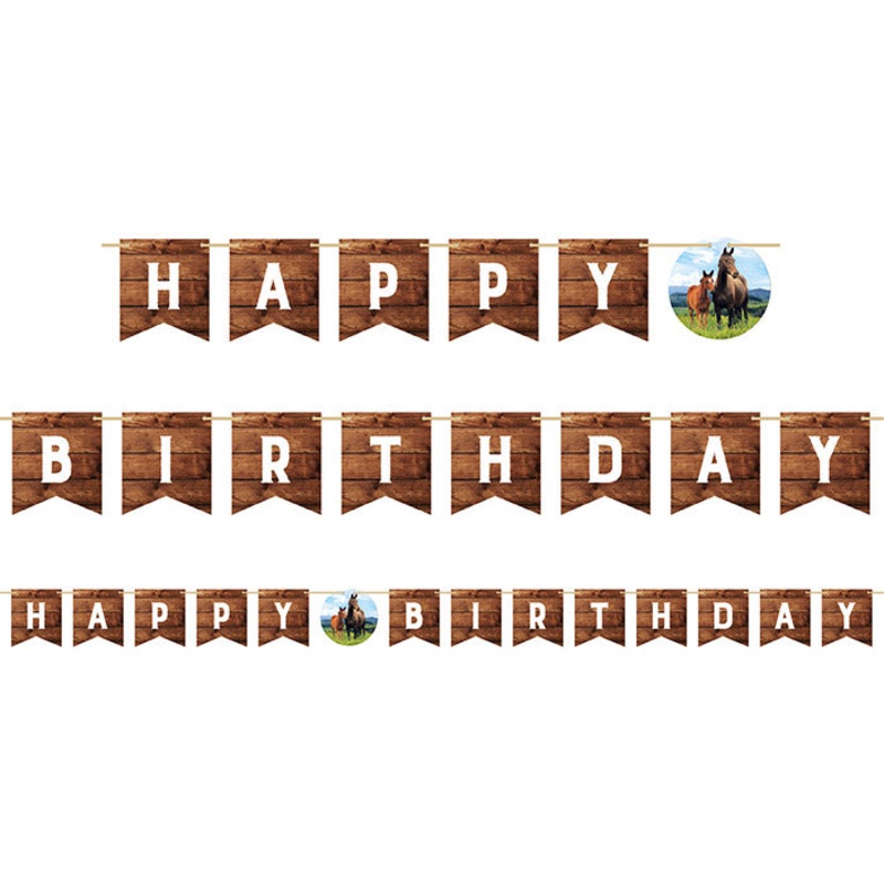 12 pc Bulk Horse and Pony Banners