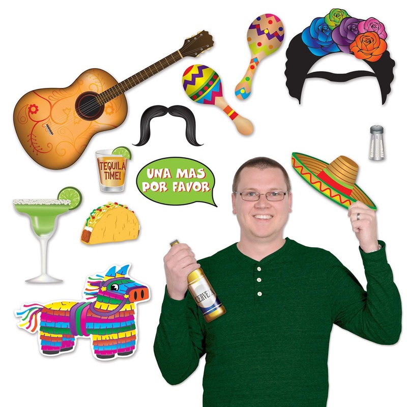 156 Piece Beistle Fiesta Photo Fun Signs