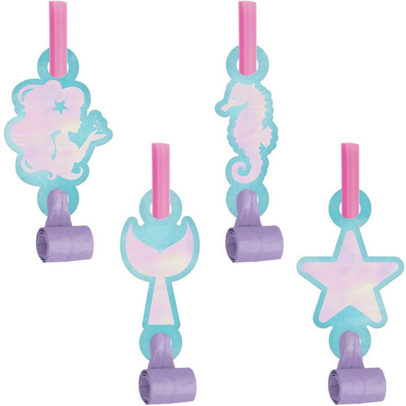 48 pc Bulk Iridescent Mermaid Party Party Blowers