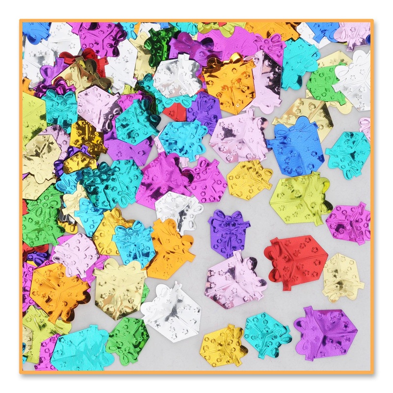 6 Pack Beistle Gift Boxes Confetti (0.5 Oz/Pkg)