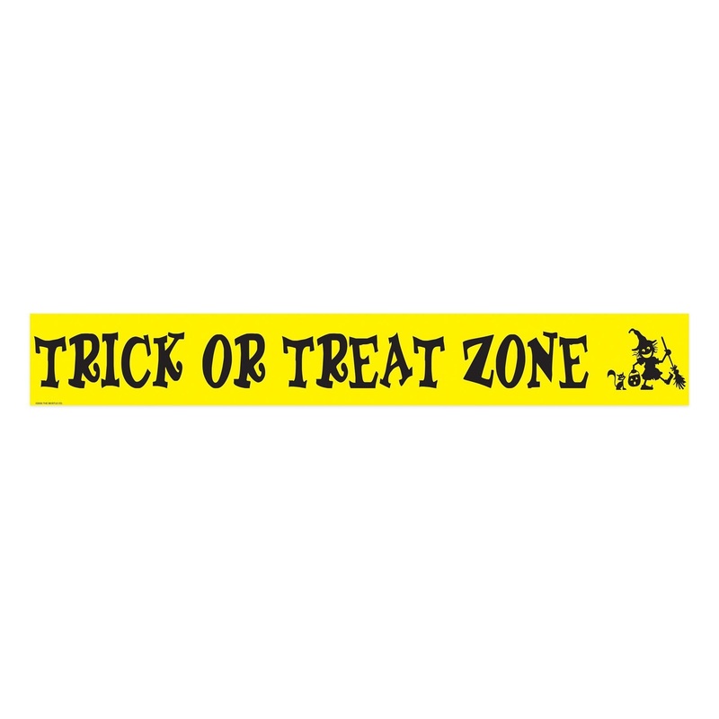 12 Pack Beistle Halloween Trick Or Treat Zone Party Tape 20 ft Roll