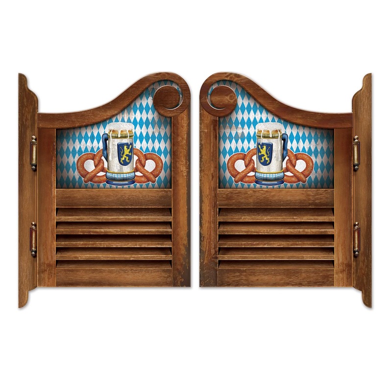 12 Pack Beistle Oktoberfest Saloon Door Cutout