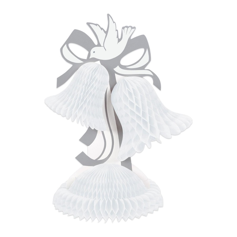 12 Pack Beistle Tissue Wedding Bell Centerpiece
