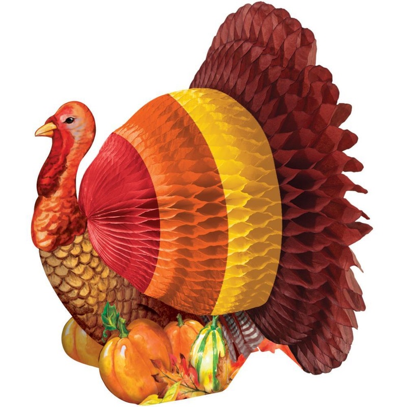 12 pc Bulk 6" Turkey Thanksgiving Centerpieces