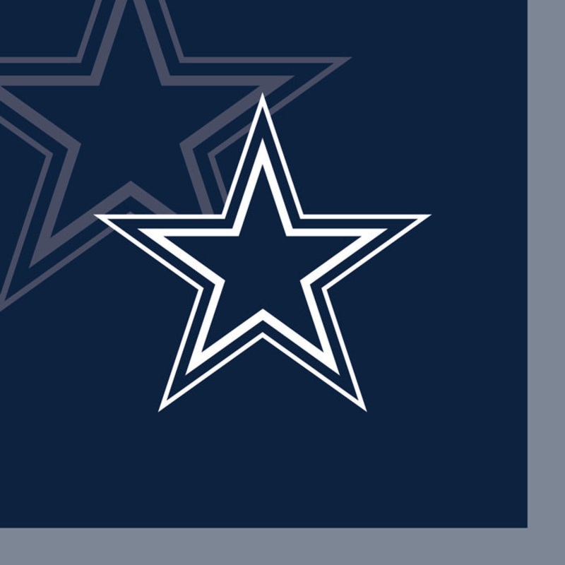 192 pc Bulk Dallas Cowboys Beverage Napkins