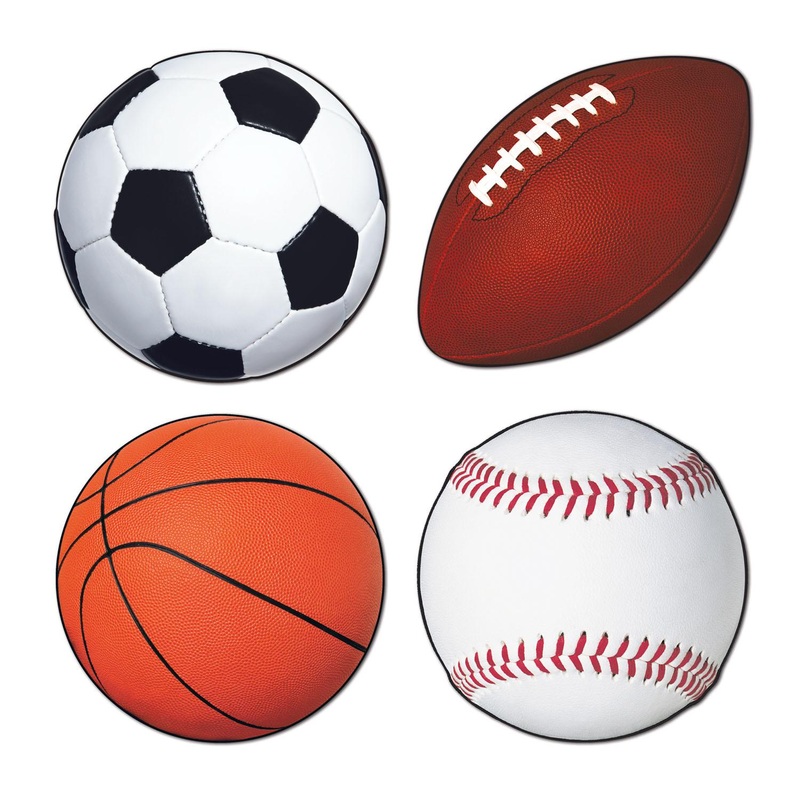 48 Pack Beistle Sports Party Cutouts