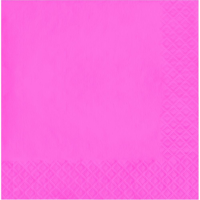 600 pc Bulk Candy Pink 2 Ply Luncheon Napkins