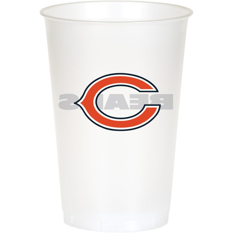 96 pc Bulk Chicago Bears 20 oz Plastic Cups