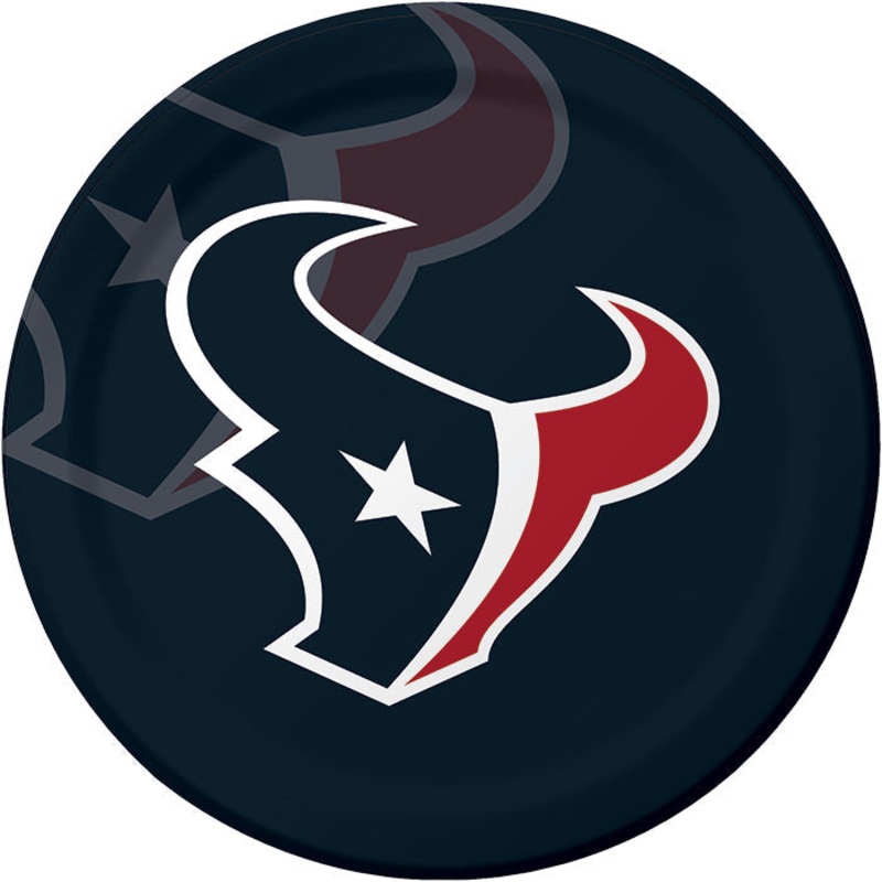 96 pc Bulk Houston Texans Dinner Plates