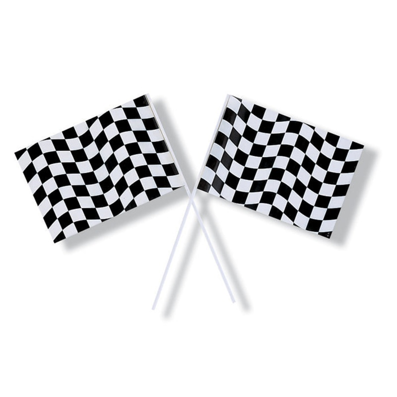 Black & White Check Flag