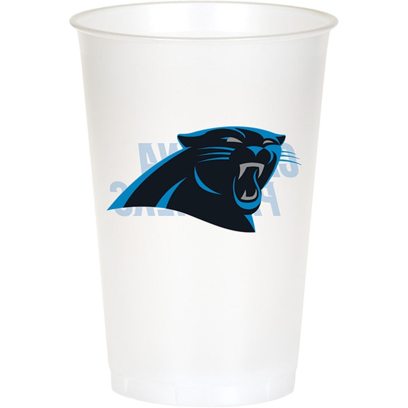 Carolina Panthers Plastic Cup, 20 Oz (8/Pkg)