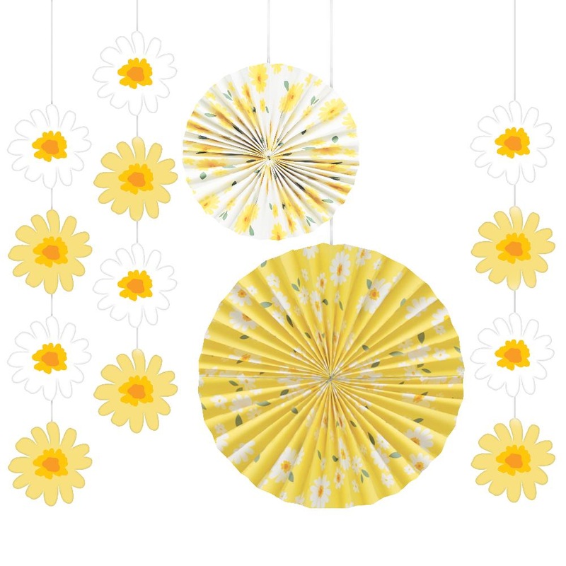 Sweet Daisy Hanging Dcor Kit (5/Pkg)