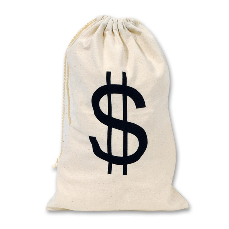 12 Pack Beistle Big $ Bag Party Decoration