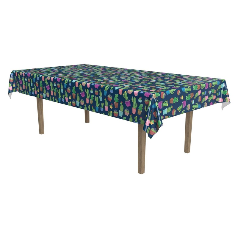 12 Pack Beistle Cactus Party Tablecover