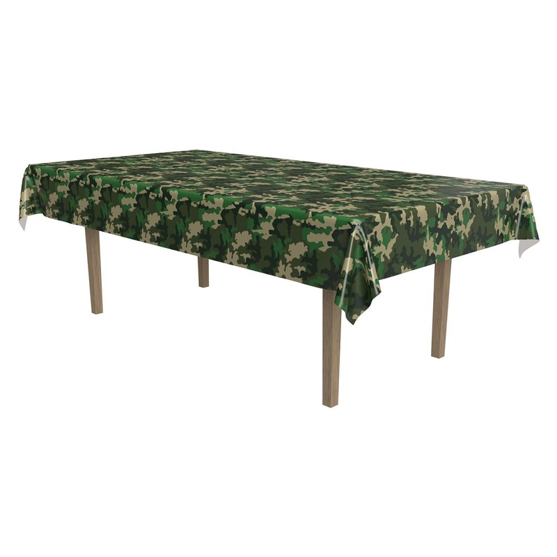 12 Pack Beistle Camo Party Tablecover