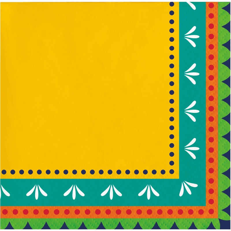 192 pc Bulk Fiesta Pottery Beverage 2Ply Napkin