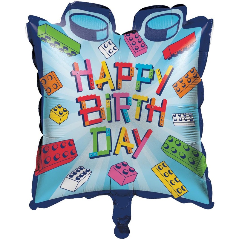 Block Bash Metallic Balloon
